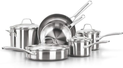 Calphalon Classic™ Stainless Steel 10-Piece Cookware Set